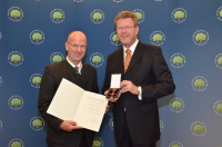 Dr. Lutz Spandau und Staatsminister Dr. Marcel Huber