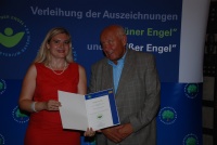 Hilmar Wagner und Staatssekretärin Melanie Huml