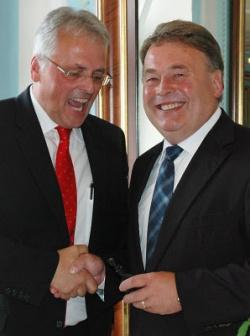 Der besondere Dank Eugen Stadlers galt Minister Brunner.