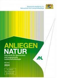 Das Titelbild zeigt Biodiversitätsstreifen von Grün nach Grau. Für die Jahre 1970 bis 2018 ist je ein Streifen abgebildet.